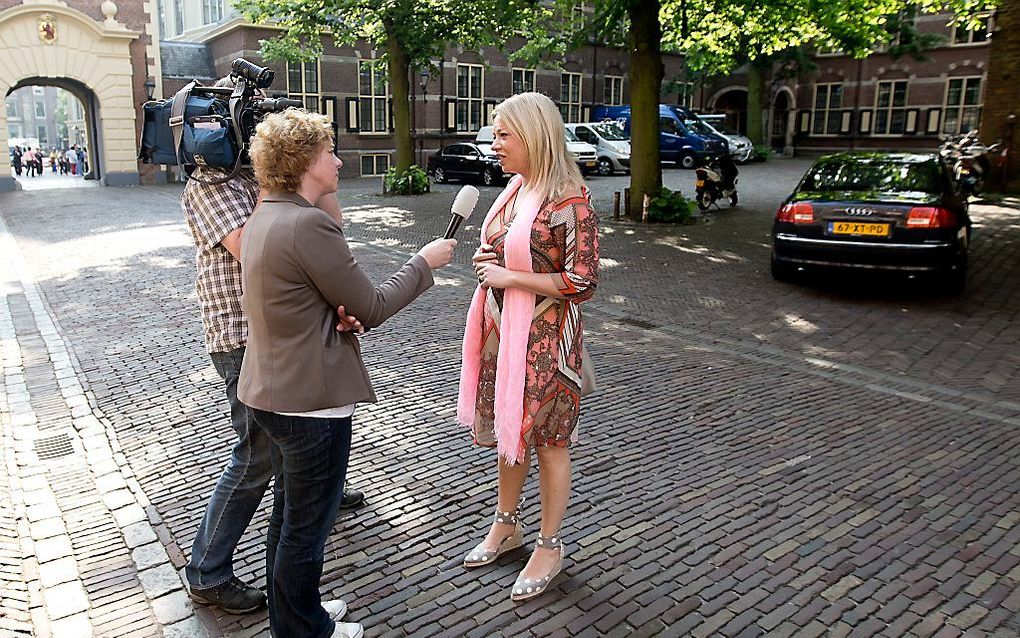 Minister Hennis-Plasschaert van Defensie. Foto ANP