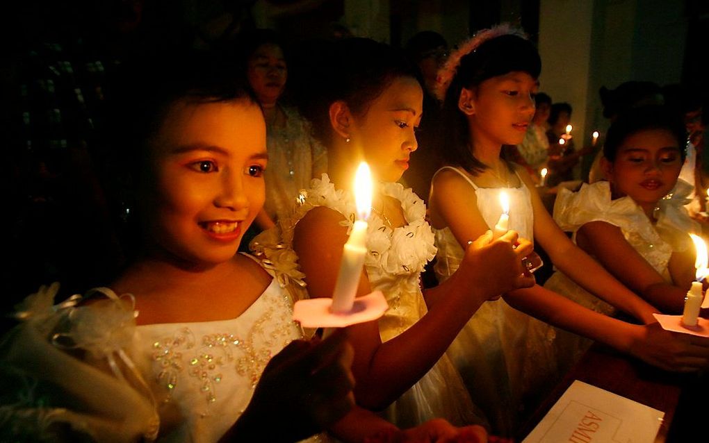 Christenen in Indonesië. Beeld EPA