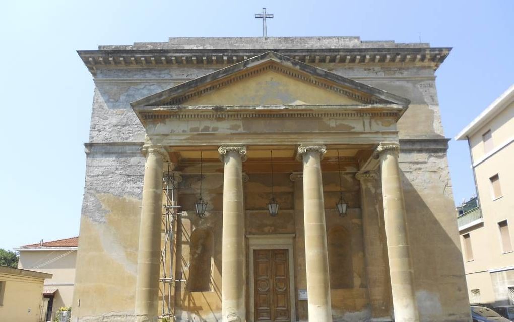 LIVORNO. De anglicaanse kerk in Livorno is in 1844 gebouwd voor de Engelstalige protestantse gemeenschap. Tegenwoordig is het een rooms-katholieke kerk. beeld Ewout Kieckens