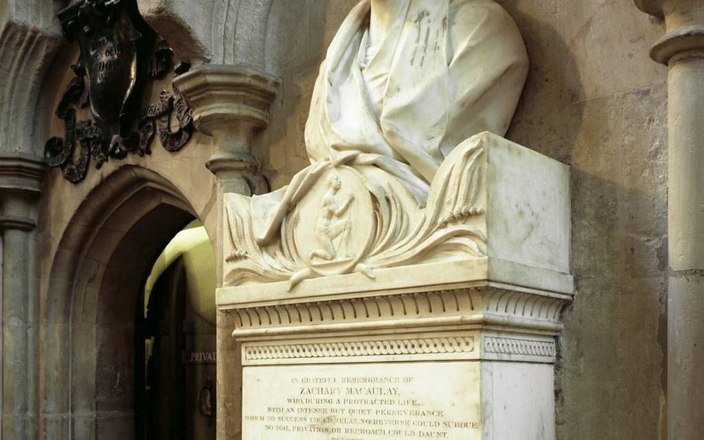 Monument voor Zachary Macauley in de Westminster Abby.