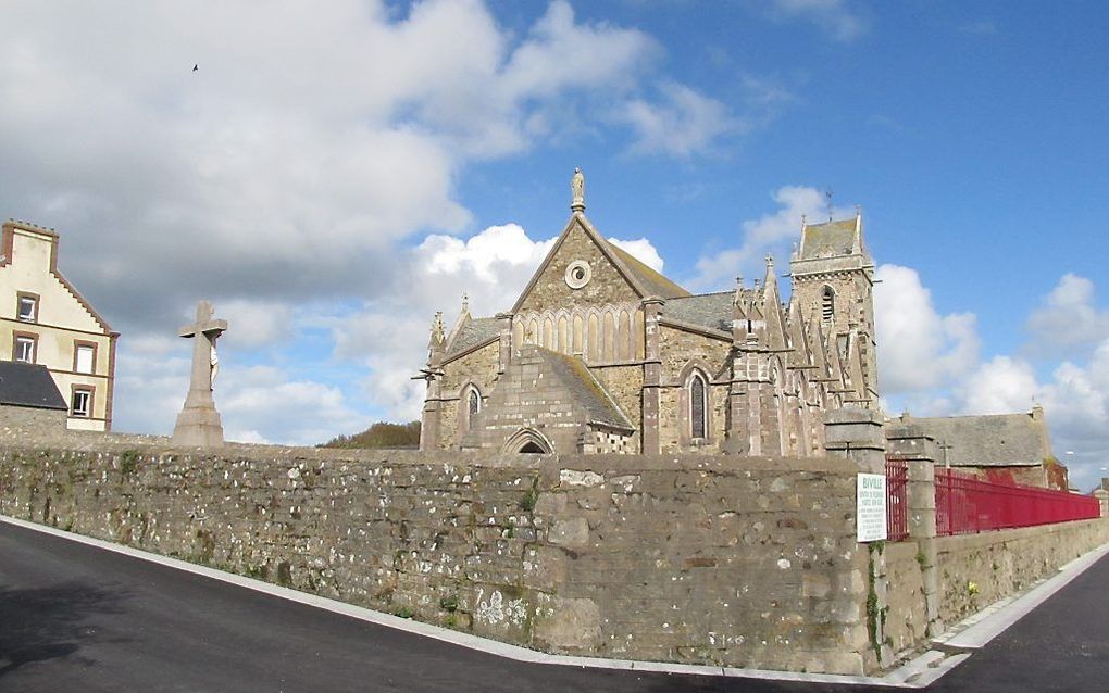 Kerk in Biville. Foto RD