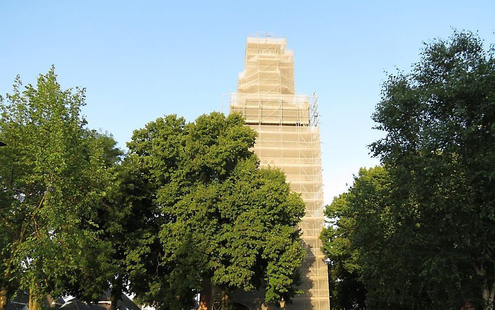 De kerktoren. beeld Bram van de Tocht