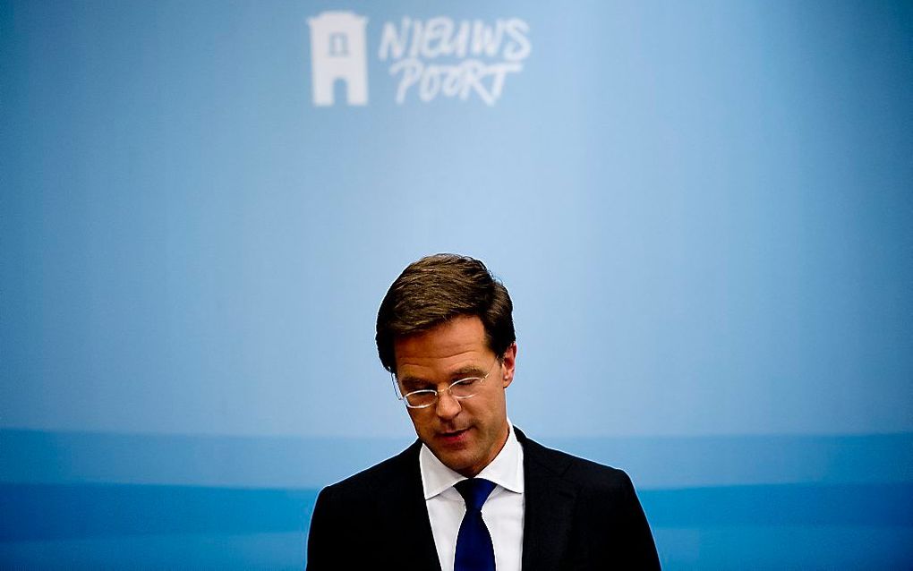 Premier Rutte. Foto ANP