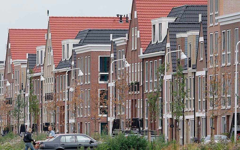 Straat in de Amersfoortse wijk Vathorst. Foto ANP