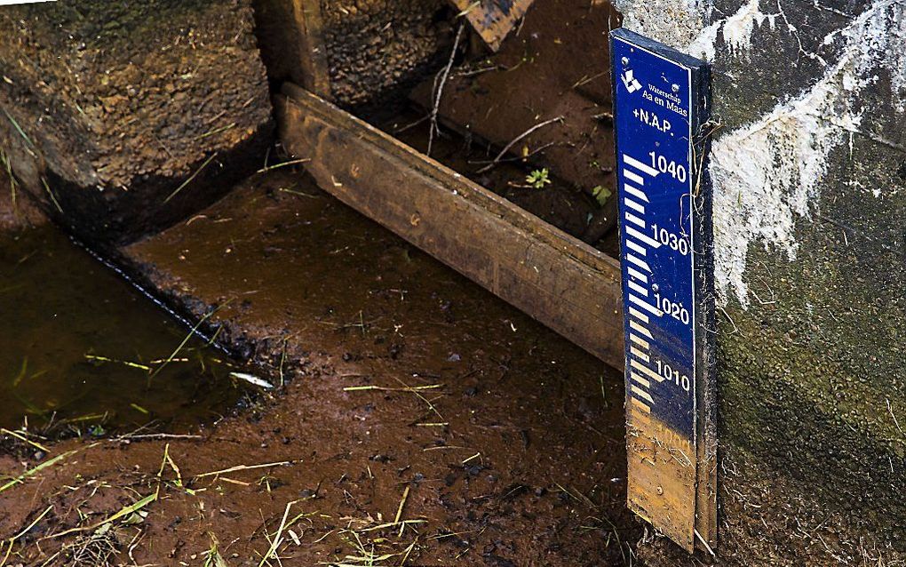 Drooggevallen sloot in Brabant. Foto ANP