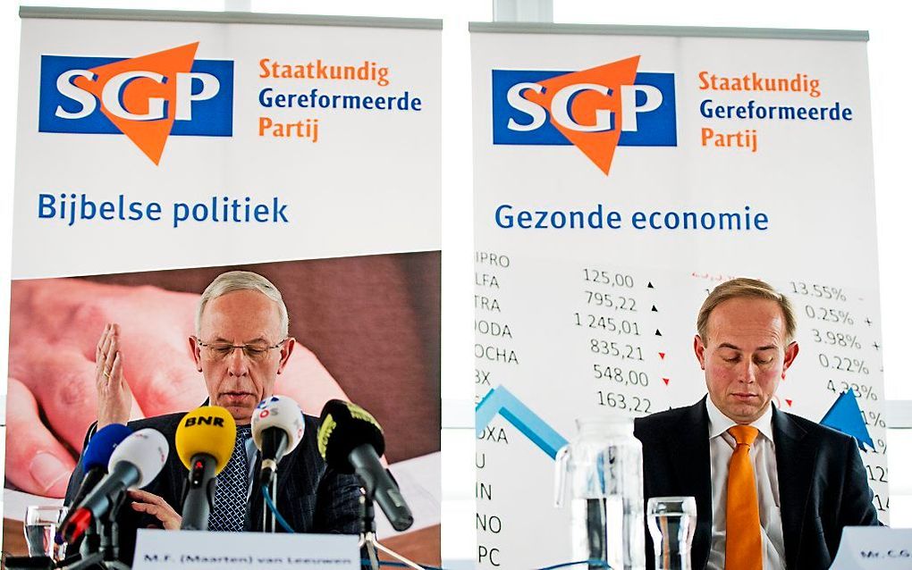 Van Leeuwen (L) en Van der Staaij. Foto ANP