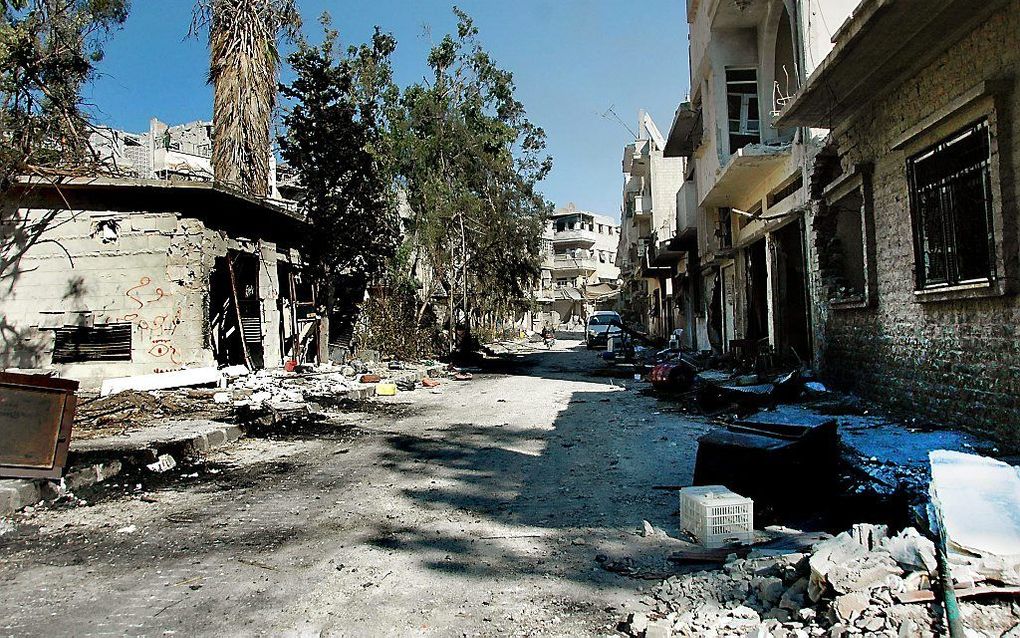 De Syrische stad Homs. Foto EPA