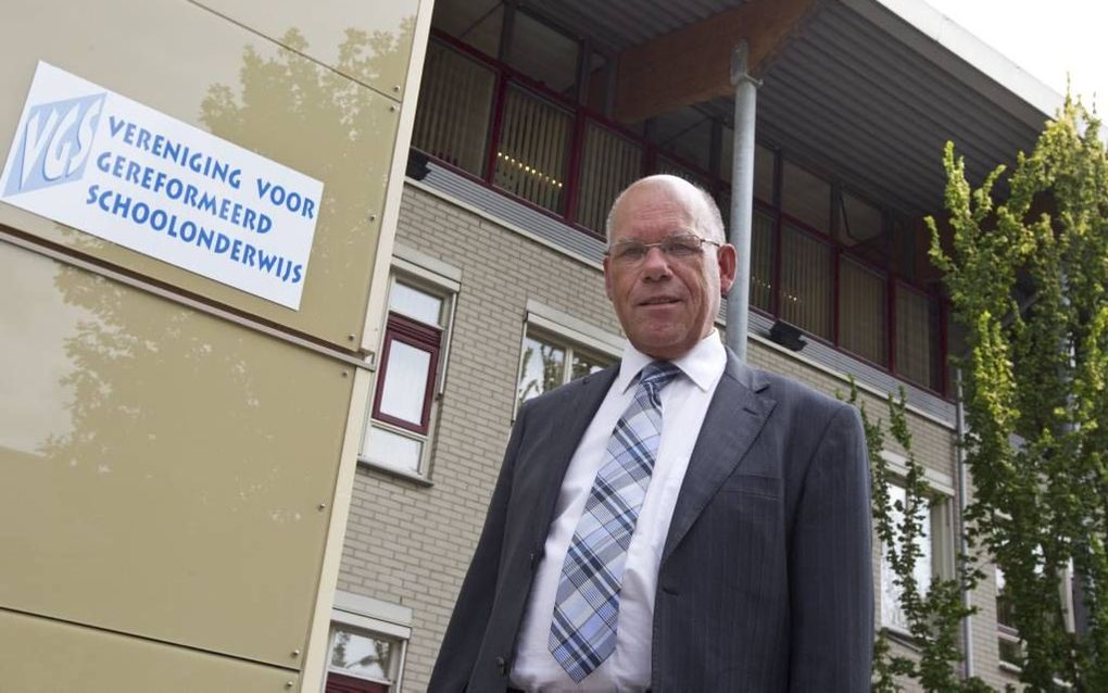 Henk Vos neemt eind deze week afscheid als directeur van de reformatorische scholenorganisatie VGS. Foto RD, Anton Dommerholt