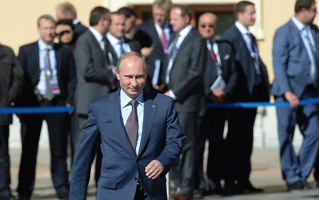 Poetin op de top van de G20. Foto EPA