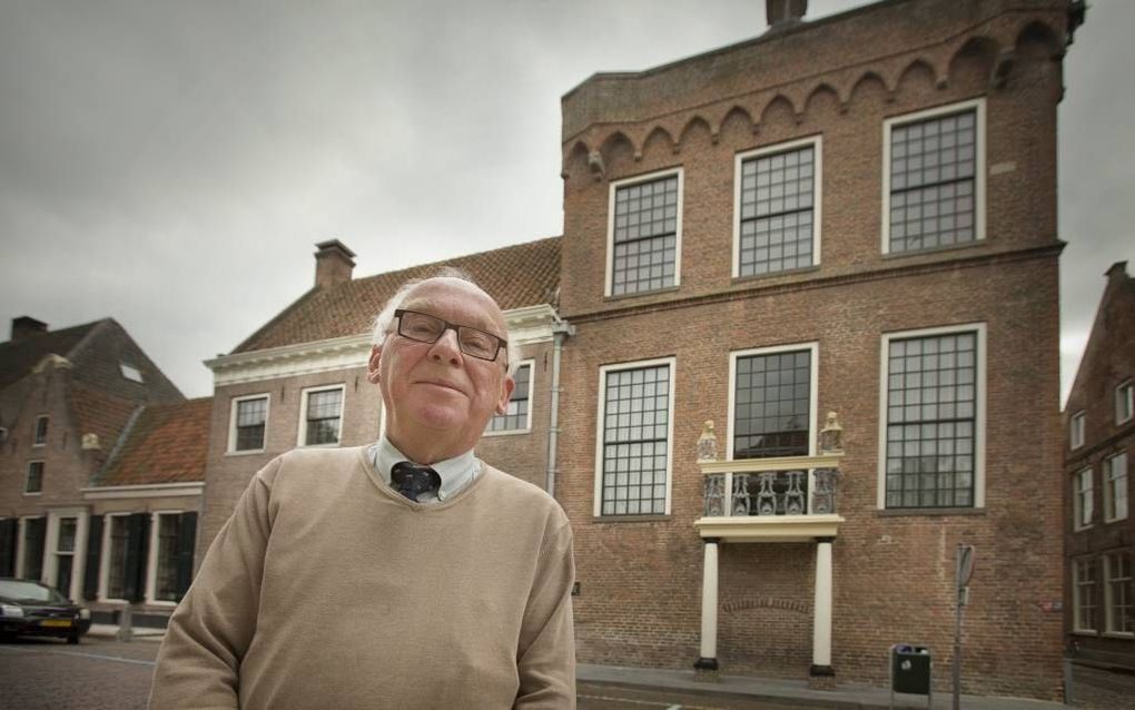 Maarten Seijbel bij het Arent thoe Boecophuis in Elburg. Foto RD, Henk Visscher