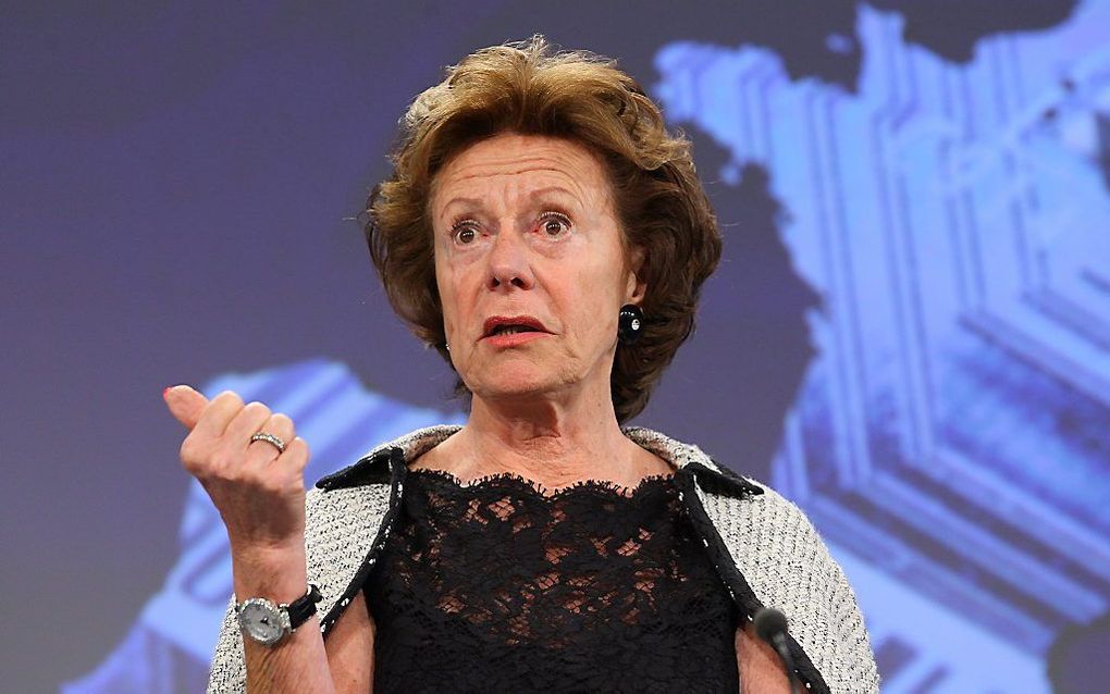 Neelie Kroes. Foto EPA