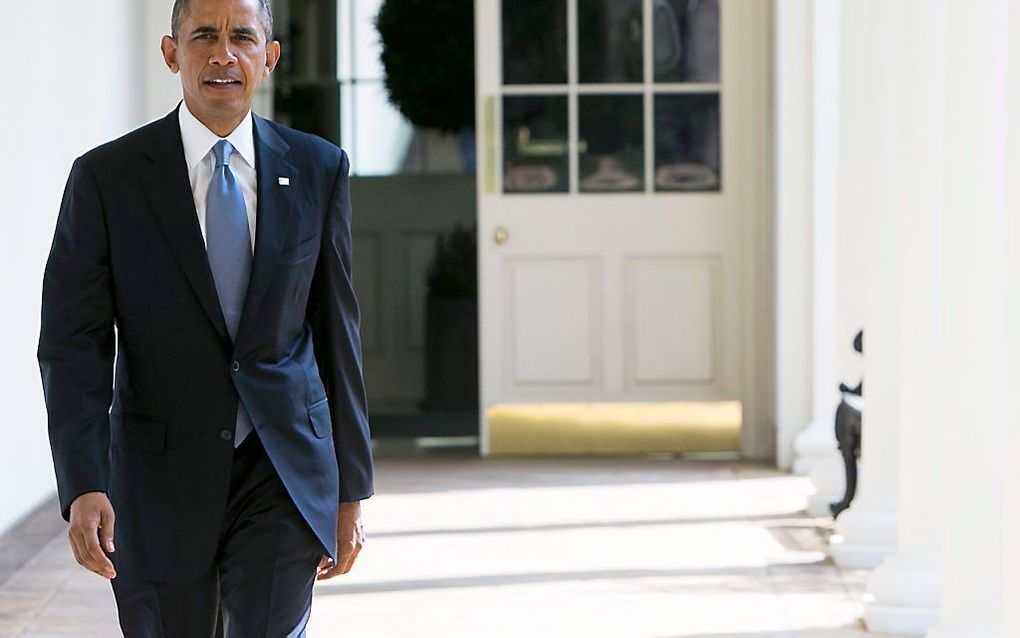 De Amerikaanse president Obama. Foto EPA