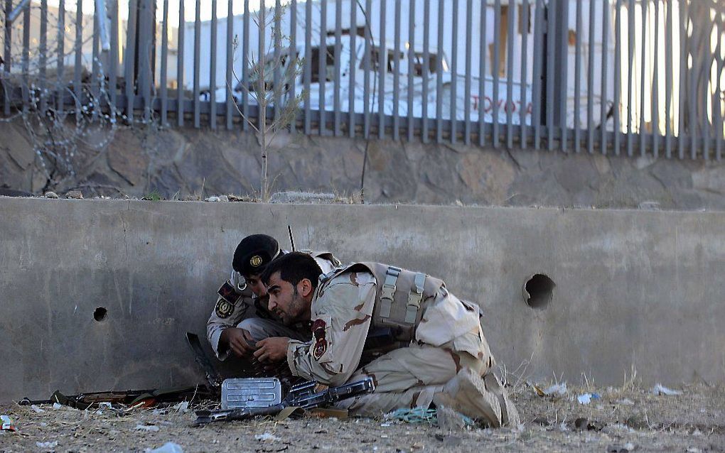 Gevechten bij Amerikaanse consulaat Herat. Foto EPA