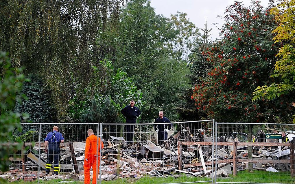 De twee doden die donderdagavond zijn gevonden in de restanten van een ontplofte woning in Didam, waren de bewoners van het huis.  beeld ANP