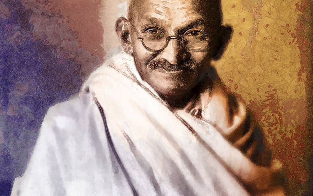 „De belangrijkste vraag voor Gandhi was steeds: Sta ik aan de kant van de waarheid?” beeld wallpaperdev.com