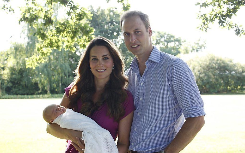 Prins George, het zoontje van de Britse prins William en zijn vrouw Kate. Foto EPA