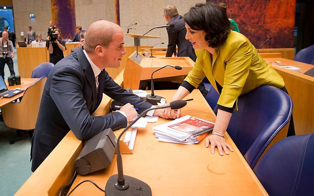 Arib  (rechts) en Samsom. Foto ANP