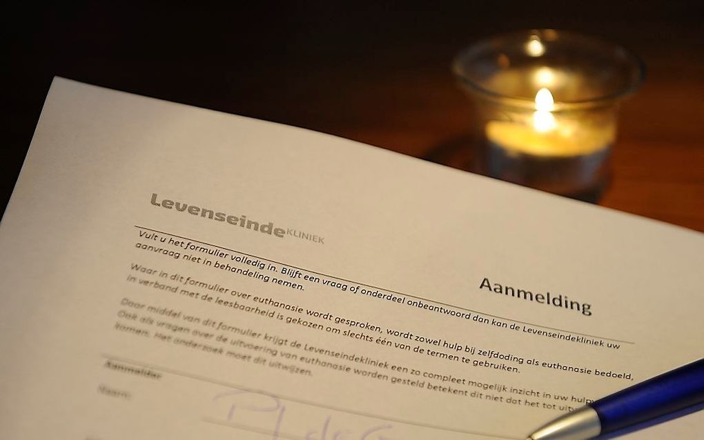 Omdat zorgverzekeraars de kosten van euthanasie via de Levenseindekliniek niet vergoeden, loopt het voortbestaan ervan gevaar.  beeld ANP