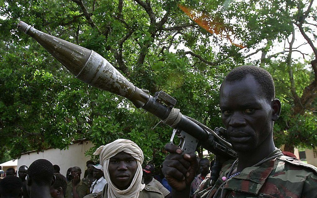 Rebellen in het noorden van de Centraal-Afrikaanse Republiek. Foto uit 2007. Beeld hdptcar, Wikimedia