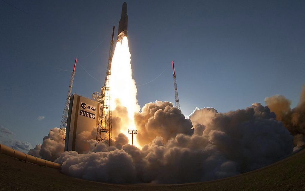 De Ariane5 raket. Foto EPA