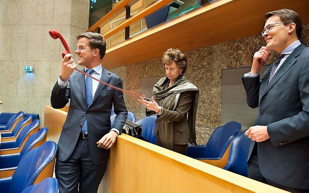 Premier Rutte (L). beeld ANP