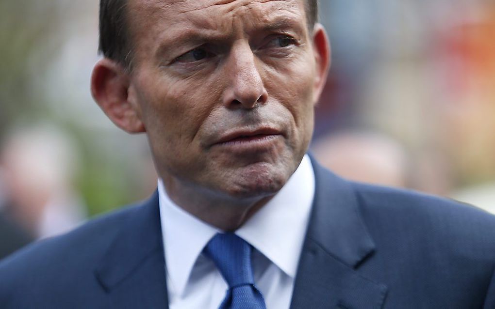 De Australische premier Tony Abbott. beeld EPA