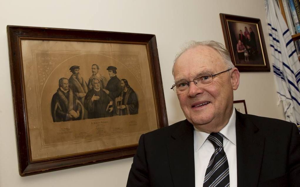 M. Timmermans uit Veen richtte tien jaar geleden de stichting Vrienden van Heidelberg & Dordrecht op.  beeld RD, Anton Dommerholt