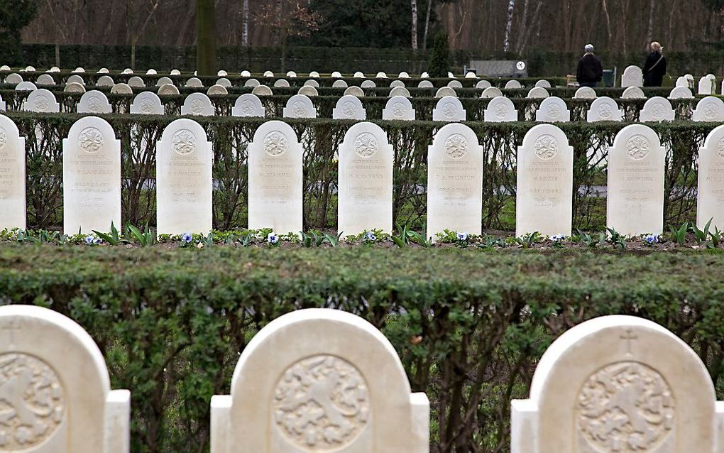 De Erebegraafplaats op de Grebbeberg. Foto ANP