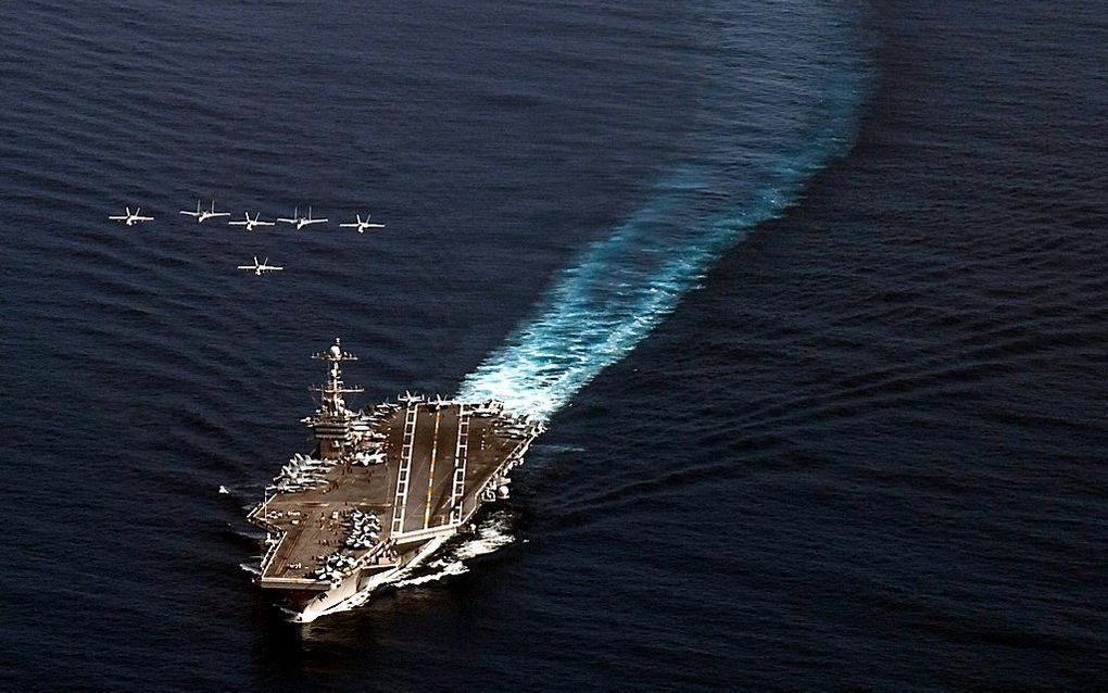 USS George Washington. beeld EPA