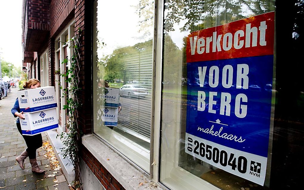 De Rabobank signaleert de eerste tekenen van prijsherstel op de woningmarkt. beeld ANP