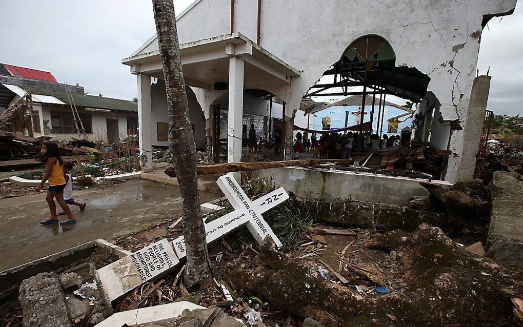 San Antonio kerk in Basey. Foto EPA