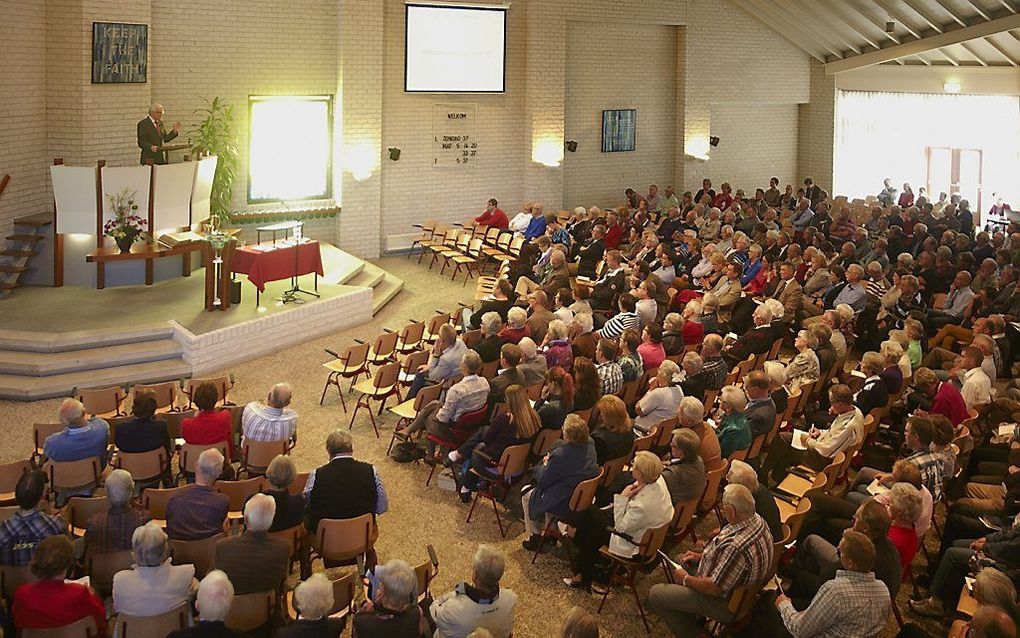 Bijeenkomst van bezwaarden in Bunschoten. beeld Jaco Klamer