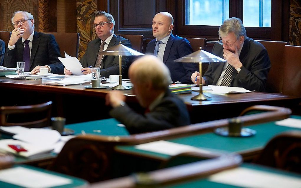 De jongerenorganisaties van regeringspartijen VVD en PvdA roepen hun partijen in de Eerste Kamer op om in te stemmen met het schrappen van het verbod op godslastering. In de Senaat wordt hierover dinsdag gestemd. beeld ANP