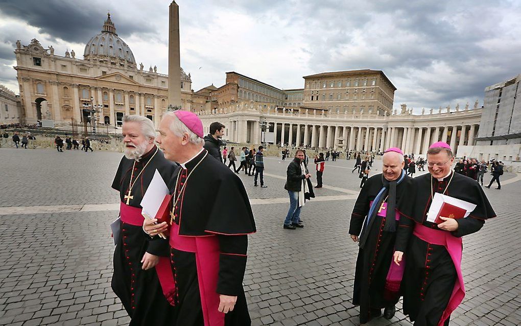 Een delegatie van de Rooms-Katholieke Kerk in Nederland is in Rome. Beeld ANP