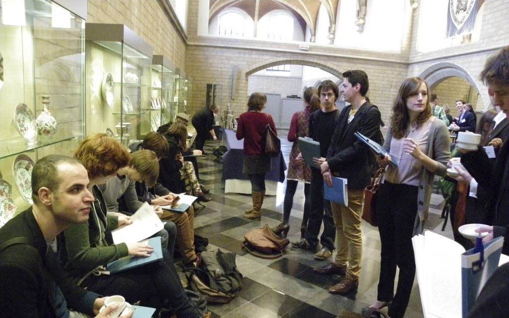 Veel studenten van de Katholieke Universiteit Leuven bezoeken dezer dagen een internationaal congres over het concilie van Trente in de historische Belgische stad. Ze kunnen dat integreren in hun studieprogramma. beeld RD