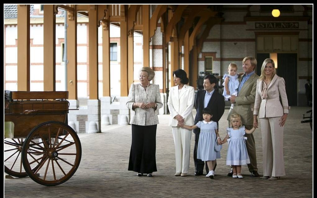 In 2006 was het Japanse kroonprinselijk gezin op uitnodiging van koningin Beatrix in Nederland. beeld RD, Henk Visscher