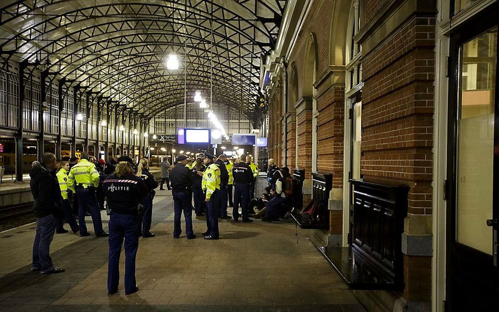 Station Hollands Spoor, herdenking Rishi. Foto ANP