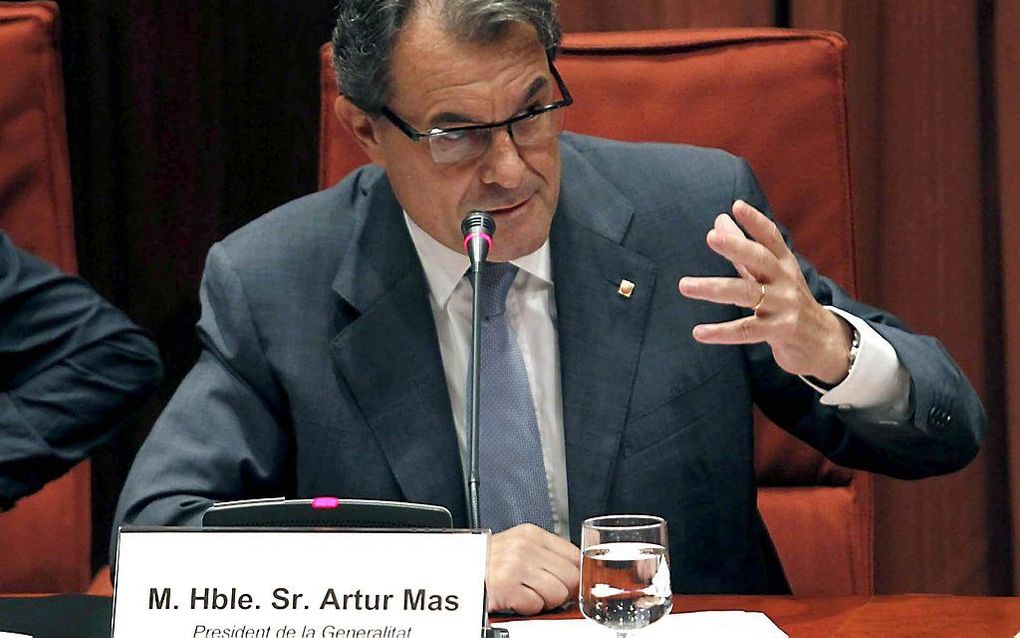 Artur Mas. beeld EPA