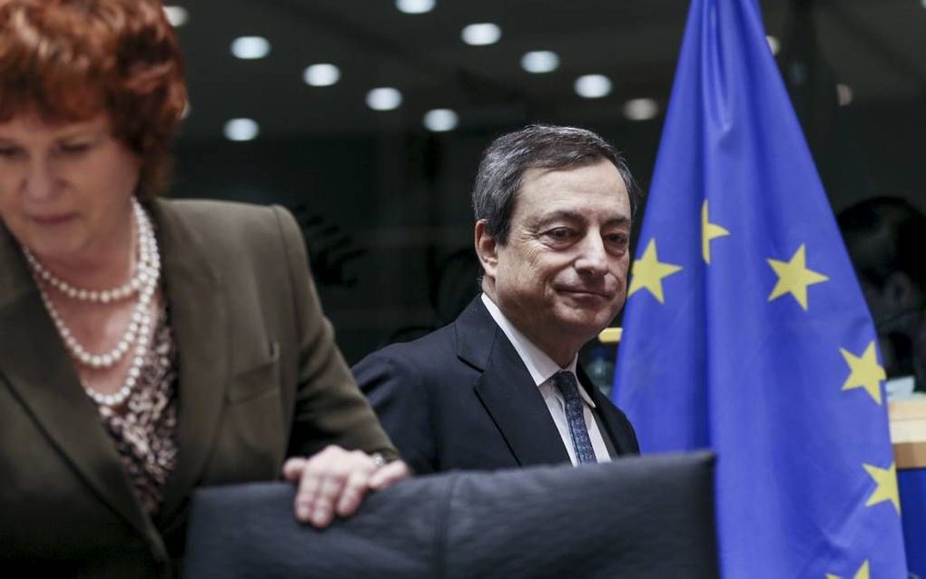 Draghi. beeld EPA