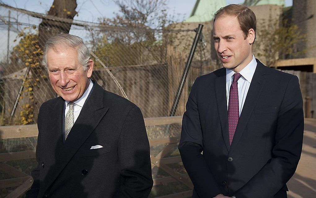 Prins Charles en prins William. beeld EPA