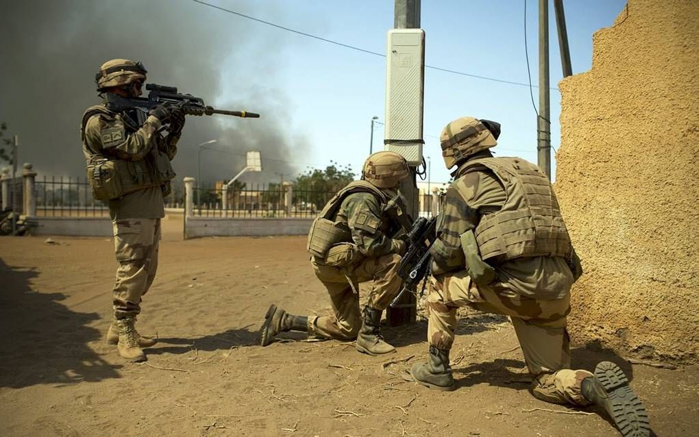 Franse militairen in Mali. beeld EPA