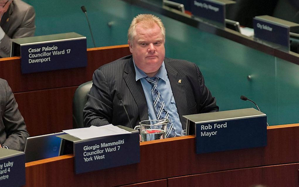 „Dit is één van de zwaarste stormen in de geschiedenis van Toronto”, zei burgemeester Rob Ford op een persconferentie. beeld EPA