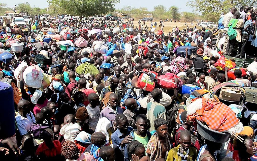 Vluchtelingen in Zuid-Sudan. Foto EPA