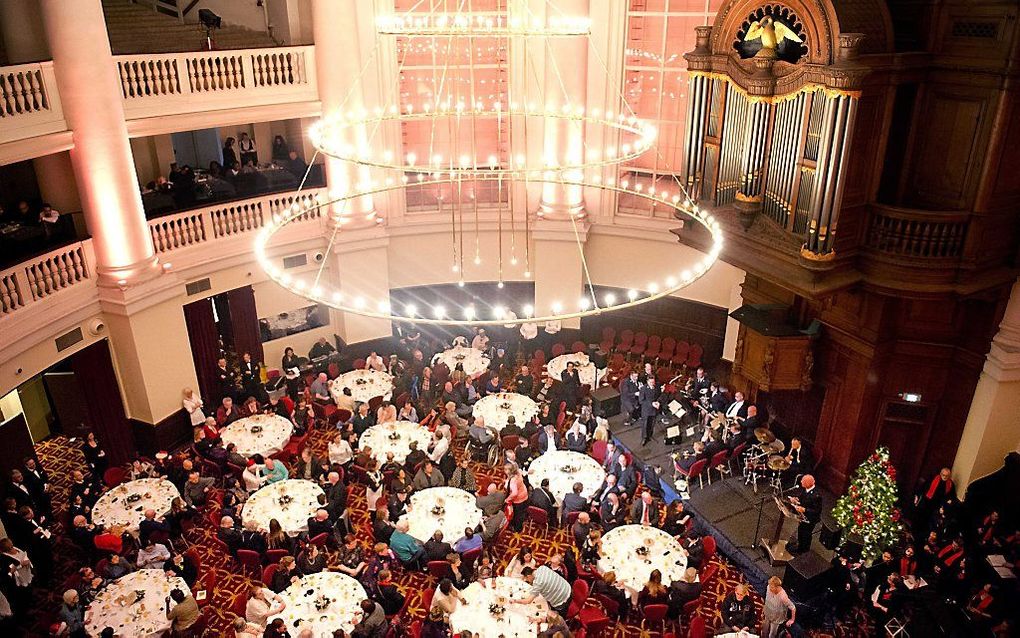 Kerstdiner in de Koepelkerk van het Renaissance Amsterdam Hotel. Foto ANP