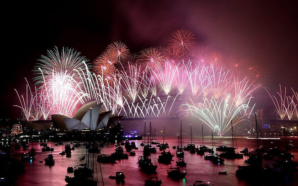 Nieuwjaar in Australië. beeld EPA