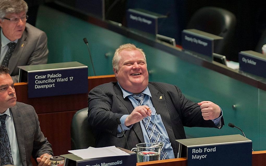 Rob Ford. beeld EPA