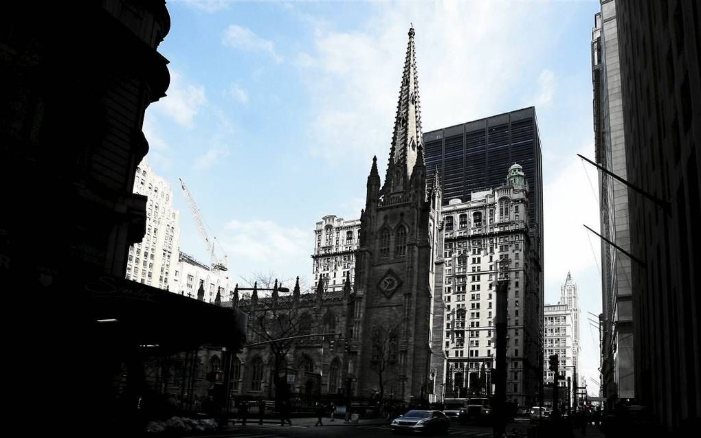 NEW YORK. Kerk in New York. De Verenigde Staten zijn geen christelijk land meer, stelt de Amerikaanse predikant Mark Driscoll in zijn jongste boek ”A Call tot Resurgence”. beeld RD, Henk Visscher