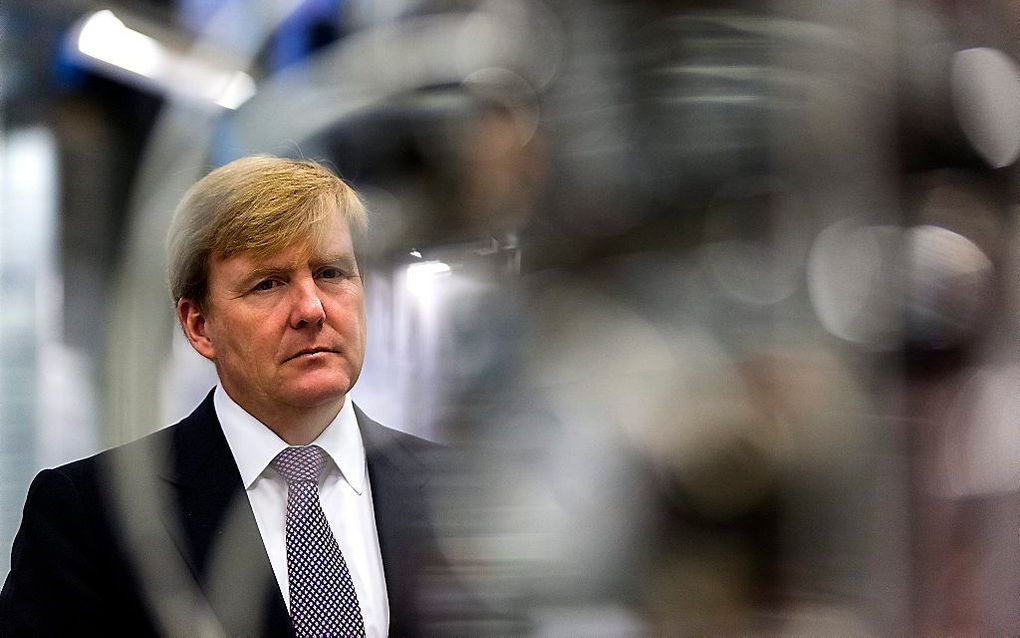 Het ontwerp dat kunstenares Marjolein Rothman (1974) maakte voor een beeld van koning Willem-Alexander, is geselecteerd om de raadzaal van het Amsterdamse stadhuis te sieren.  beeld ANP