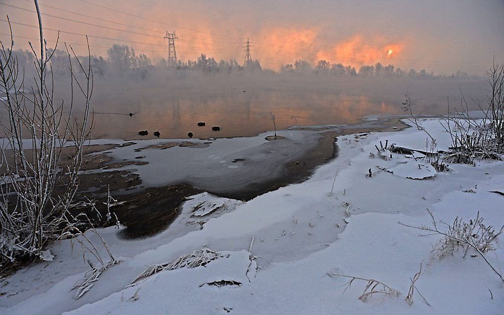 Het Russische ministerie van Noodsituaties heeft de bevolking in het zuidoosten van het land gewaarschuwd voor een naderende koudegolf met temperaturen tot min 45 graden. beeld AFP