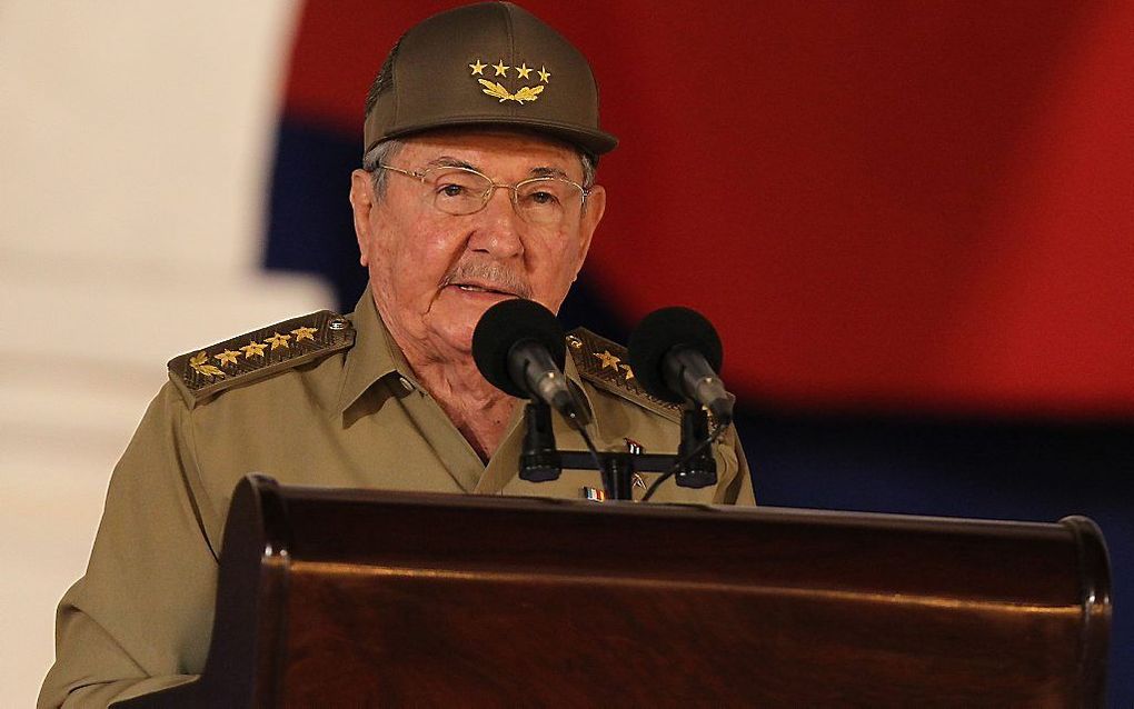 Raul Castro. beeld AFP